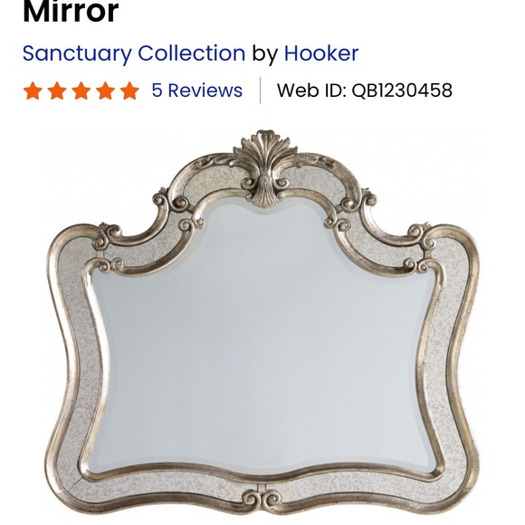 HOOKER Sanctuary Silver and Beige Upholstered Panel Bedroom Set - Picture 6 of 15